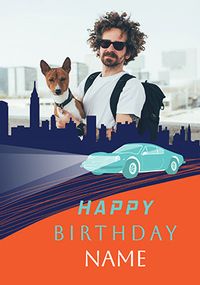 Tap to view Sportscar Happy Birthday Photo Card