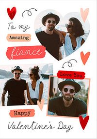 Tap to view Amazing Fiance 3 Photo Valentine's Day Card