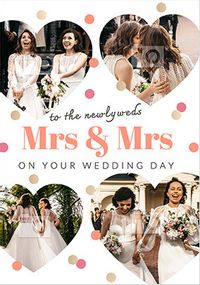 Tap to view Mrs  & Mrs Photo Wedding card