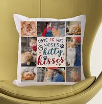 Tap to view Kitty Kisses Multi Photo Cushion
