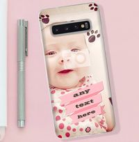 Tap to view Pink Banner Personalised Samsung Phone Case