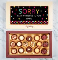 Tap to view Sorry Personalised Chocolates - Box of 16
