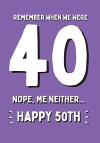 Tap to view Remember When... 50th Birthday Card