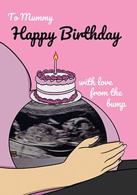 Tap to view From the Bump Photo Birthday Card