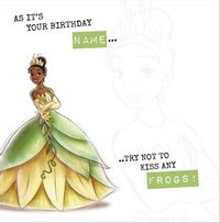Tap to view Tiana Heritage Sketch Personalised Birthday Card