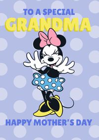 Tap to view Disney Minnie Mouse Special Grandma Mothers Day Card