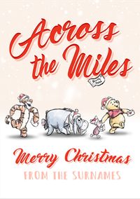 Tap to view From Across the Miles Winnie the Pooh Christmas Card