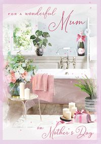 Tap to view Wonderful Mum Relax Personalised Mother's Day Card