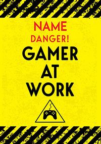 Tap to view Gamer At Work Card