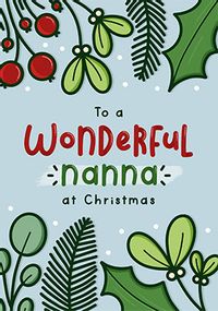 Tap to view Wonderful Nanna Christmas Card