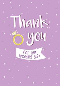 Tap to view Thank You for our Wedding Gift Card