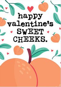 Tap to view Sweet Cheeks Valentine's Day Card