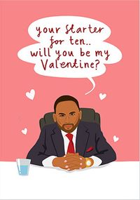 Tap to view Starter for 10 Spoof Valentine's Day Card