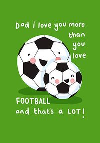 Tap to view Football Fan Father's Day Card