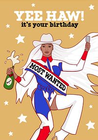 Tap to view Most Wanted Happy Birthday Card