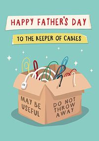 Tap to view Cable Keeper Father's Day Card