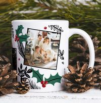 Tap to view Holly 3 Photo Christmas Mug