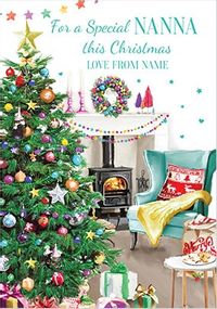 Tap to view Special Nanna This Christmas Personalised Card