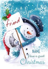 Tap to view Me To You Special Friend Personalised Christmas Card