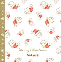 Tap to view Winnie The Pooh Personalised Christmas Card