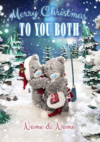 Tap to view Merry Christmas to Both Personalised Christmas Card
