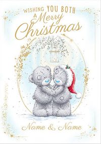 Tap to view Merry Christmas to You Both Cute Personalised Card