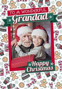 Tap to view Wonderful Grandad Photo Christmas Card