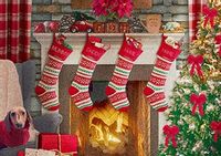 Tap to view Christmas Stocking Personalised Card