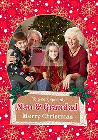 Tap to view Nan & Grandad at Christmas Photo Card