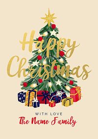 Tap to view Festive Tree and Presents Christmas Card