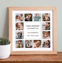 Tap to view Baby Boy Photo Collage Frame
