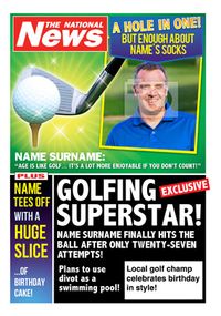 Tap to view National News - Golfing Superstar