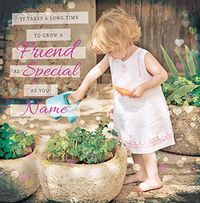 Tap to view Hand on Heart Special Friend Birthday Card
