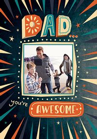 Tap to view Dad You're Awesome Photo Card