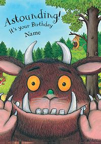Tap to view The Gruffalo - Astounding Personalised Birthday Card