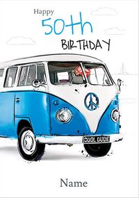 Tap to view VW Camper Van Birthday Card