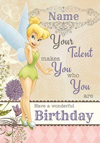 Tap to view Tinker Bell Wonderful Birthday Card