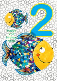 Tap to view Fishes 2 Today Birthday Card