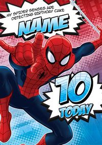 Tap to view Ultimate Spider-Man Age 10 Birthday Card