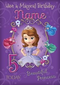 Tap to view Sofia The First Magical Birthday Card