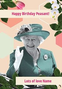 Tap to view Happy Birthday Peasant Personalised Card