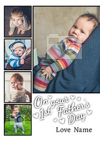 Tap to view On Your First Father's Day Multi Photo Card