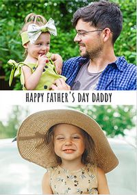 Tap to view Happy Father's Day Daddy Multi Photo Card