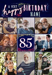 Tap to view Happy 85th Birthday Photo Card