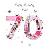 Tap to view Make Up 70th Birthday Card
