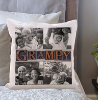 Tap to view Grampy Multi Photo Upload Cushion