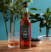 Tap to view No1 Dad Father's Day Personalised Whisky