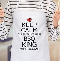 Tap to view Britain's Best BBQ King Personalised Apron