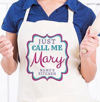 Tap to view Call Me Mary Personalised Apron