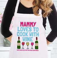 Tap to view Cooking With Wine Personalised Apron